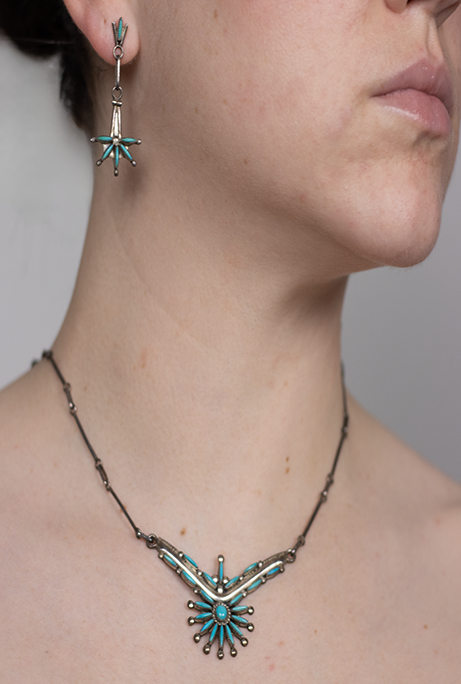 Vintage Zuni Necklace Set