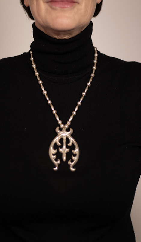 Vintage Silver Naja Necklace