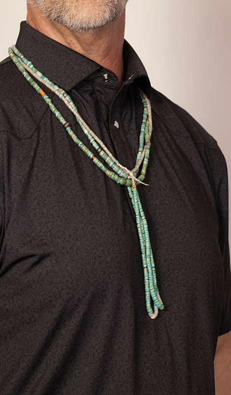 1940's JAQ Claw Heishi Necklace