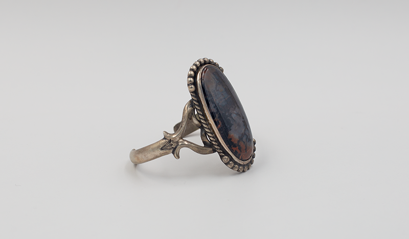 Vintage Wonder Woman Petrified Wood Cuff