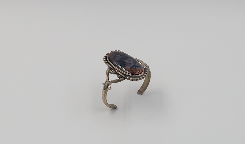 Vintage Wonder Woman Petrified Wood Cuff