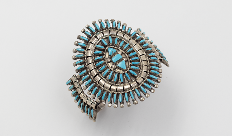 Zuni Needlepoint Cuff