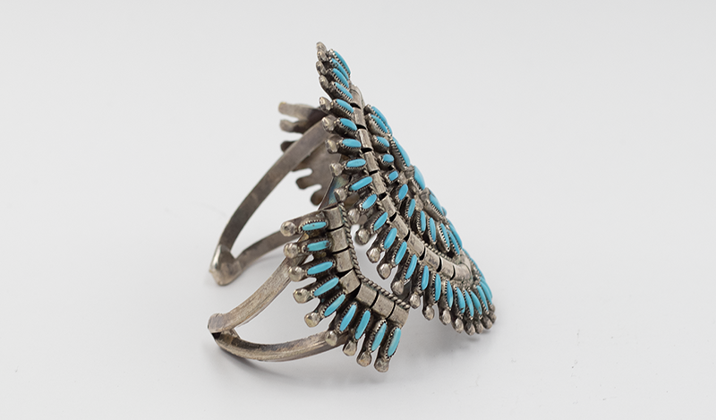 Zuni Needlepoint Cuff