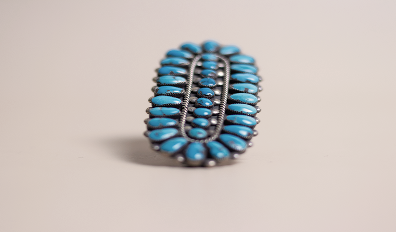 1960s Zuni Cluster Ring