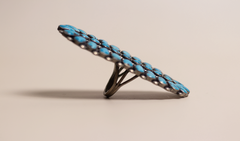 1960s Zuni Cluster Ring