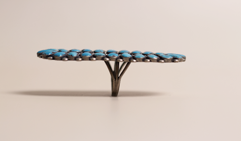 1960s Zuni Cluster Ring