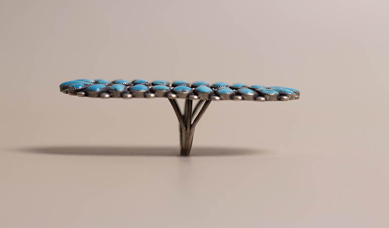 1960s Zuni Cluster Ring