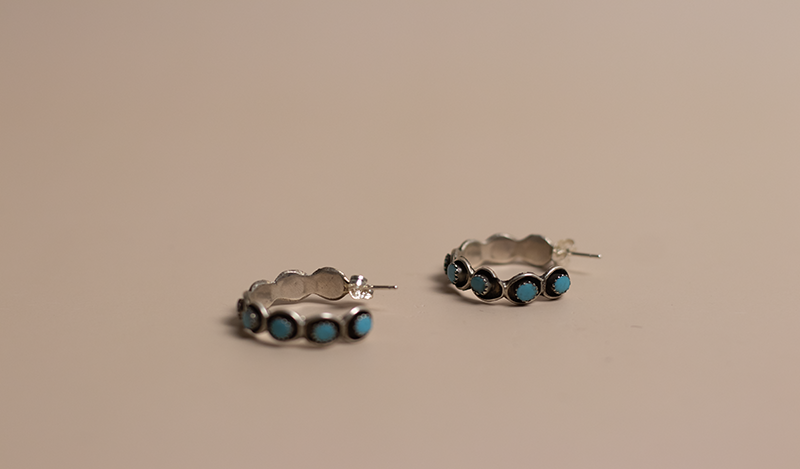 8 Stone Zuni Hoops