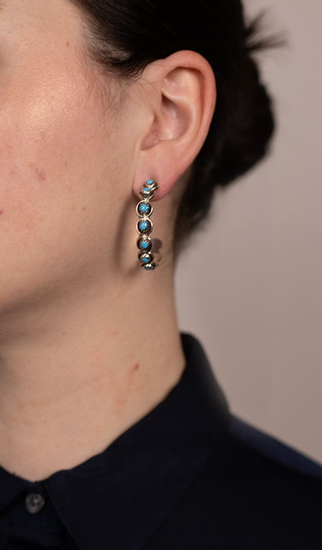 Scalloped Zuni Hoops