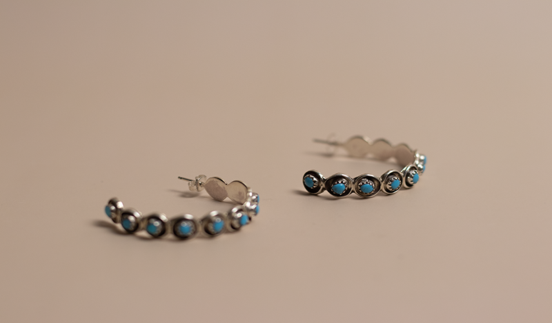 Scalloped Zuni Hoops