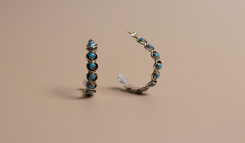 Scalloped Zuni Hoops
