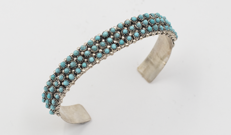 Three Row Petit Point Cuff