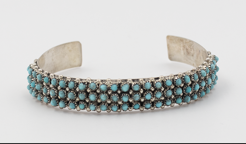 Three Row Petit Point Cuff