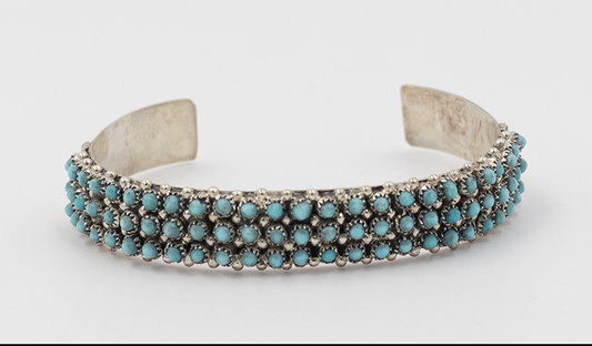 Three Row Petit Point Cuff