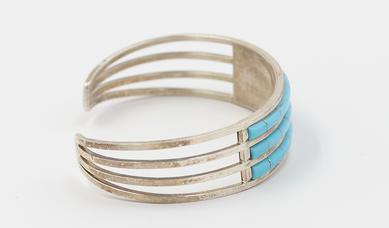 Three Row Zuni Turquoise Cuff