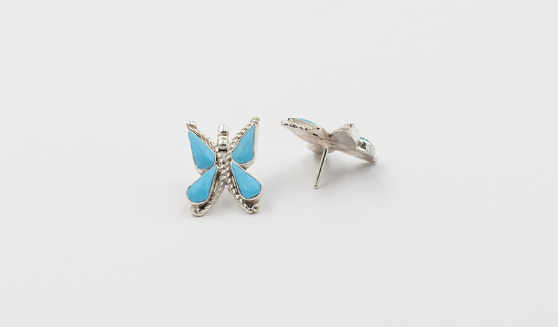 Medium Butterfly Post Earrings