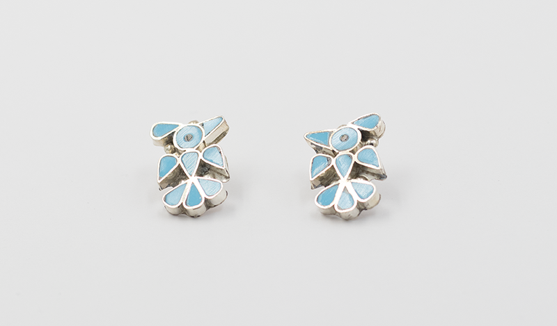 Inlay Turquoise Tunderbird Post Earring