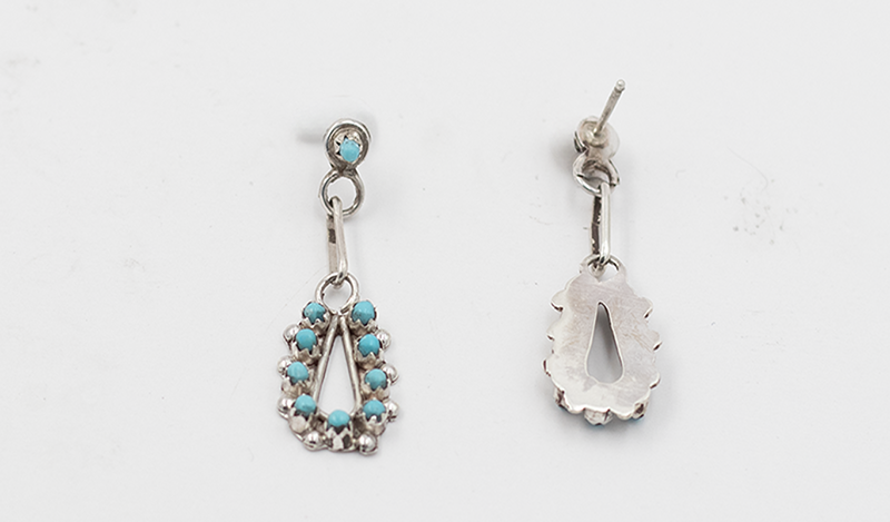 Zuni Dangle Cluster Earrings