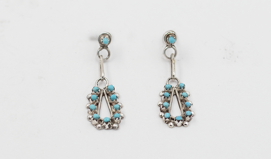 Zuni Dangle Cluster Earrings