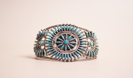 1970s Needlepoint Cuff