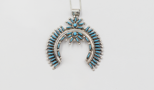 Needlepoint Naja Pendant