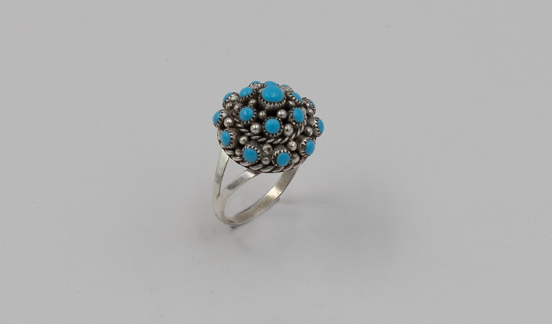 Medium Turquoise Dome Ring