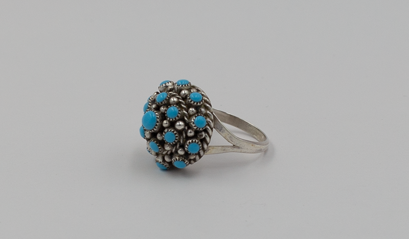 Medium Turquoise Dome Ring