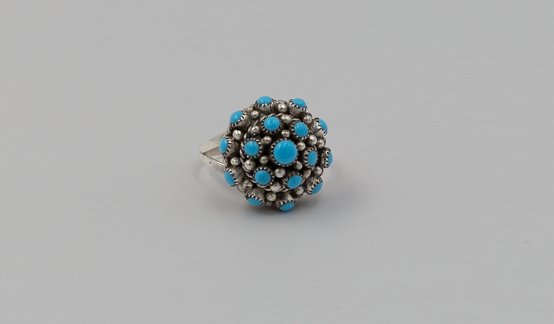 Medium Turquoise Dome Ring