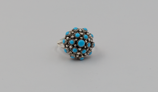 Medium Turquoise Dome Ring