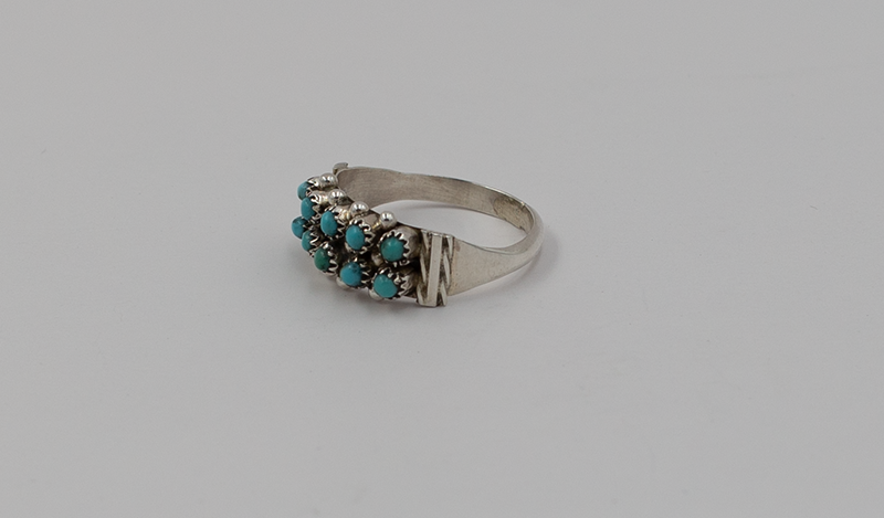 Double Row Petit Point Ring