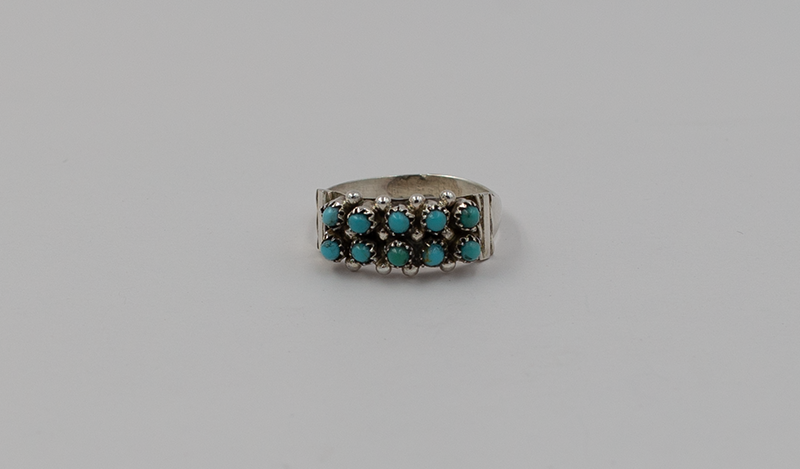 Double Row Petit Point Ring