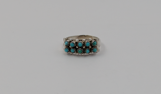 Double Row Petit Point Ring