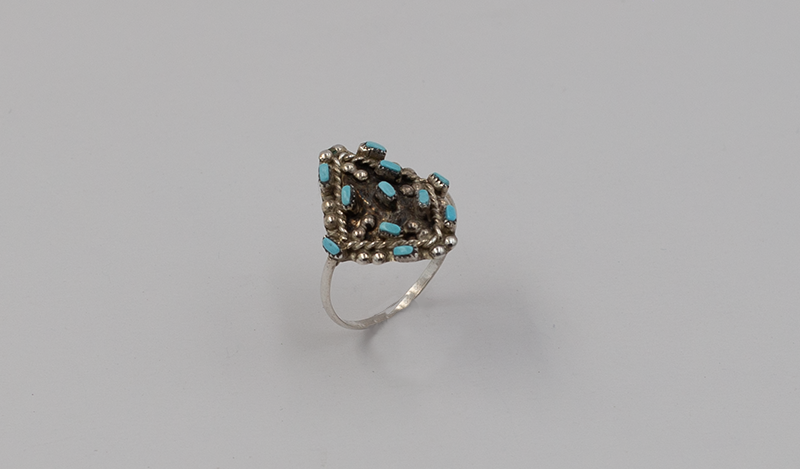 Diamond Shaped Needlepoint Ring