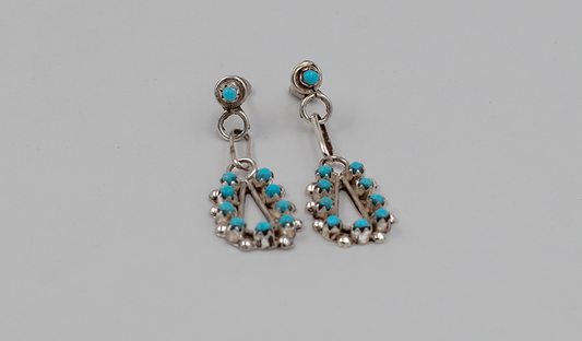 Zuni Dangle Cluster Earrings