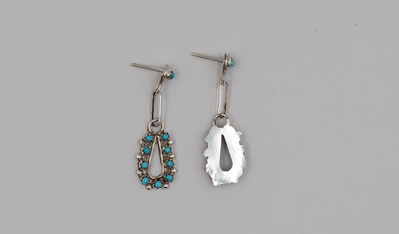 Zuni Dangle Cluster Earrings