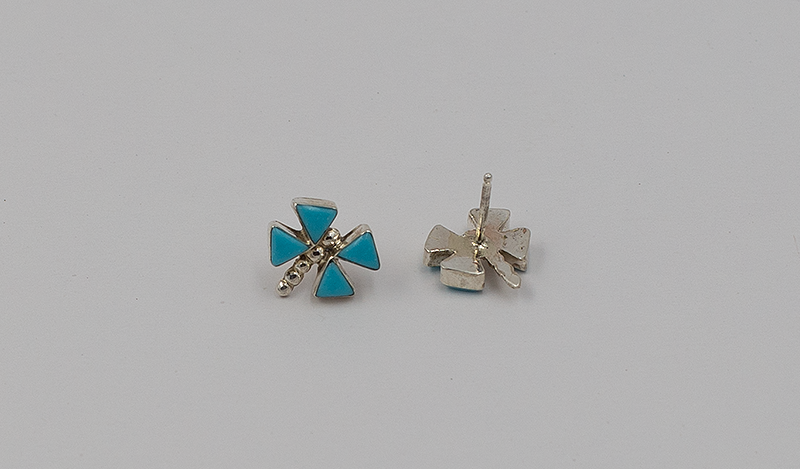 Tiny Post Dragonfly Earrings