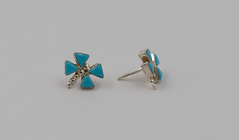 Tiny Post Dragonfly Earrings