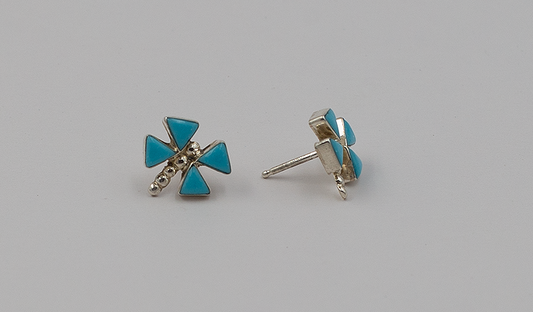 Tiny Post Dragonfly Earrings