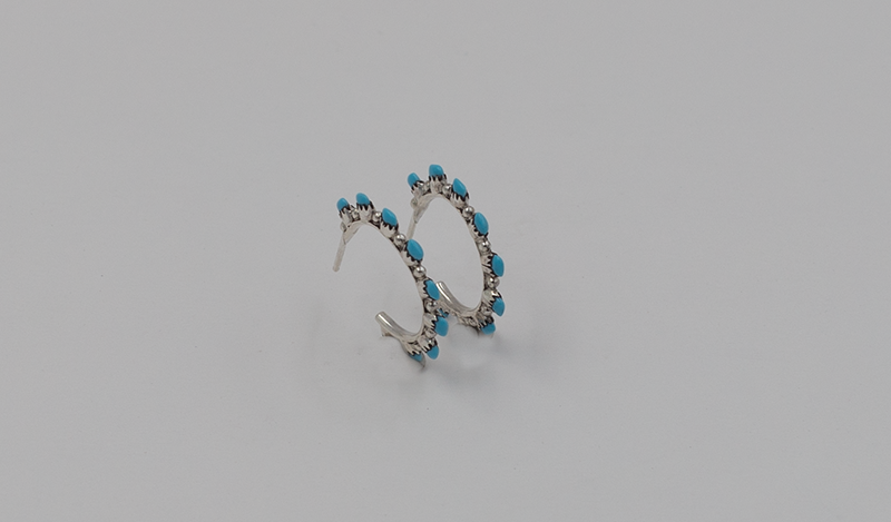 Zuni Small Hoop Earrings