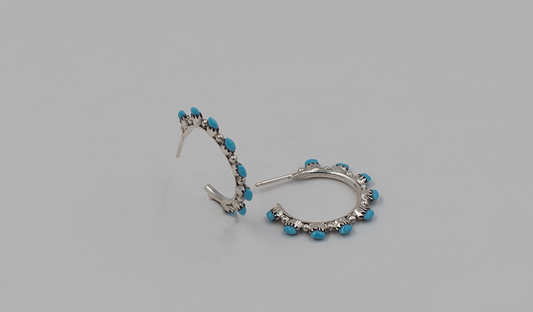 Zuni Small Hoop Earrings
