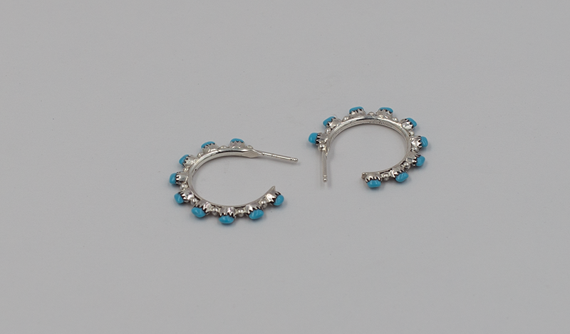 Zuni Small Hoop Earrings