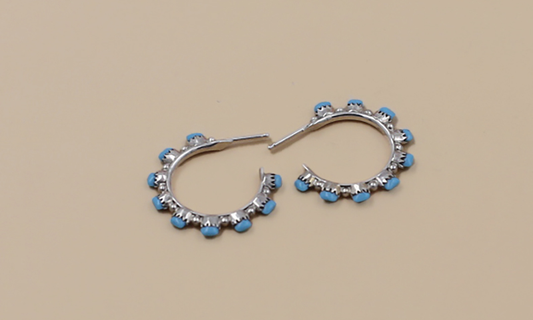 Zuni Small Hoop Earrings