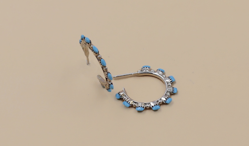 Zuni Small Hoop Earrings