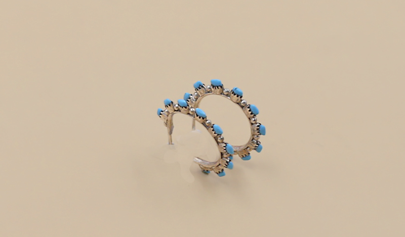 Zuni Small Hoop Earrings