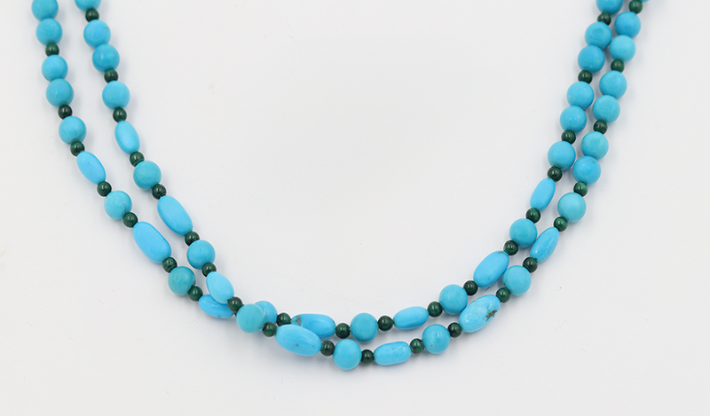 Sleeping Beauty and Malacite Beads