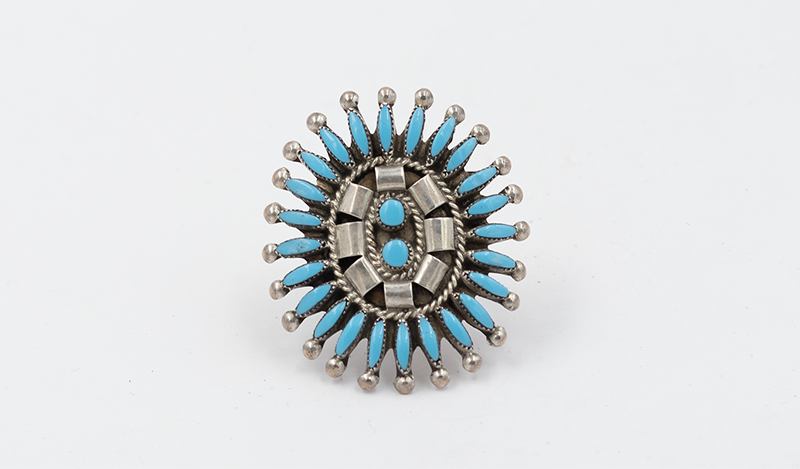 Vintage Traditional Petit Point Ring