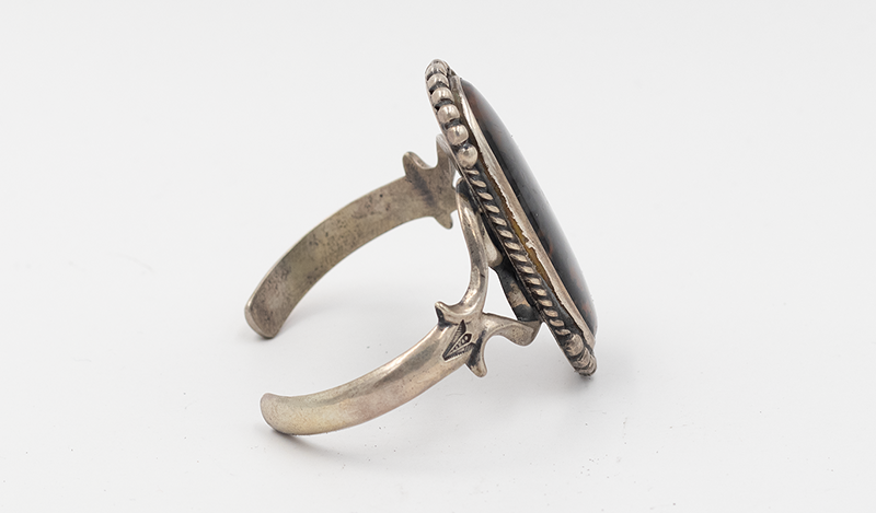 Vintage Wonder Woman Petrified Wood Cuff