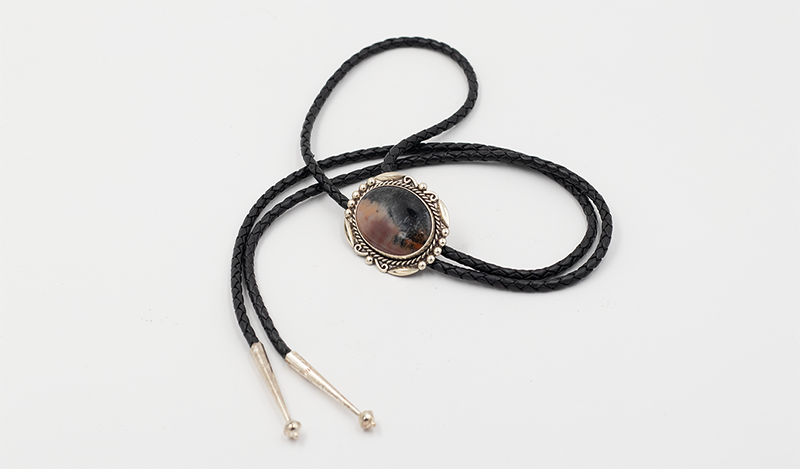 Petrified Wood Bolo Tie