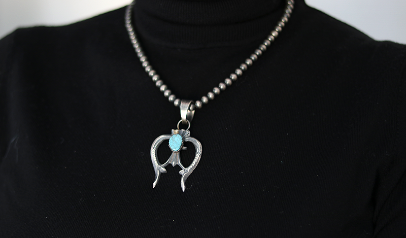Medium Turquoise Naja Pendant