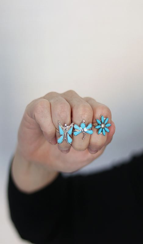 Turquoise Dragonfly Ring